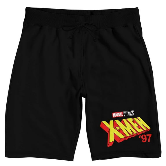X-Men '97 Logo Men's Black Sleep Pajama Shorts XXL
