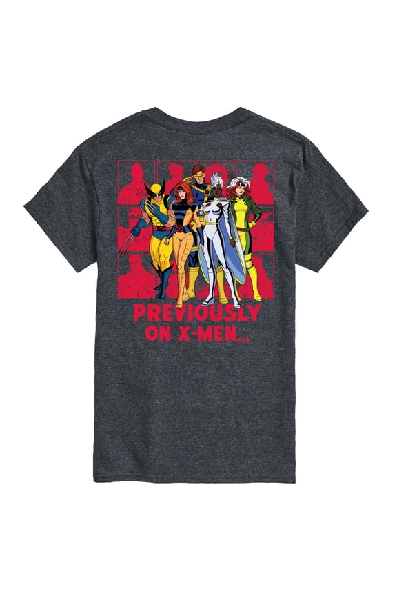 - Previously On - Men's Short Sleeve Graphic T-Shirt