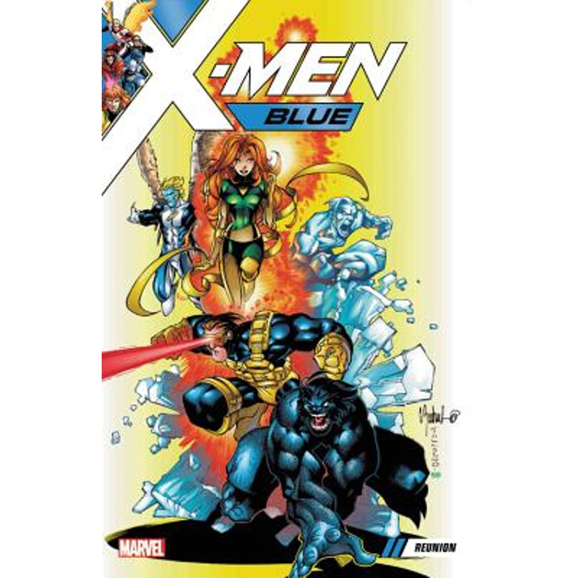 Pre-Owned X-Men Blue 0 : Reunion, Paperback by Seagle, Steve T.; Kavanagh, Terry; Casey, Joe; Harris, Joseph (CON); Kelly, Joe (CON), ISBN 1302909533, ISBN-13 9781302909536