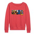 thumbnail image 1 of X-Men - Boxes Lightweight French Terry Wide Neck Long Sleeve Graphic Shirt, 1 of 3