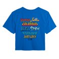 thumbnail image 1 of X-Men - Character Logos Cropped Graphic T-Shirt, 1 of 4