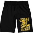 thumbnail image 1 of X-Men Classic Men's Black Sleep Pajama Shorts-3XL, 1 of 3