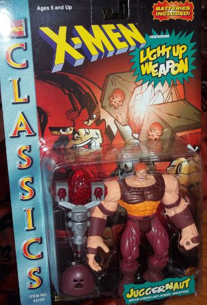 X Men Classics - Juggernaut Light Up Weapon Marvel Action Figure
