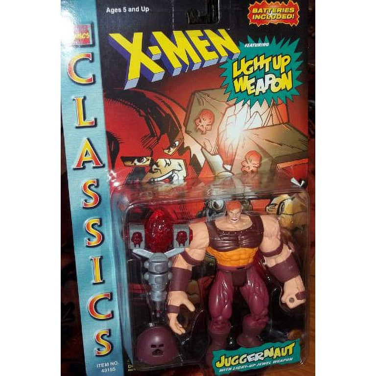 X Men Classics - Juggernaut Light Up Weapon Marvel Action Figure