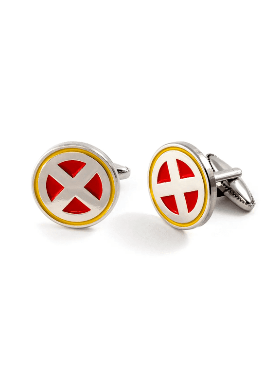 X-Men Cufflinks, Marvel Tie Clip, Groomsmen Jewelry, Men’s Wedding Gifts