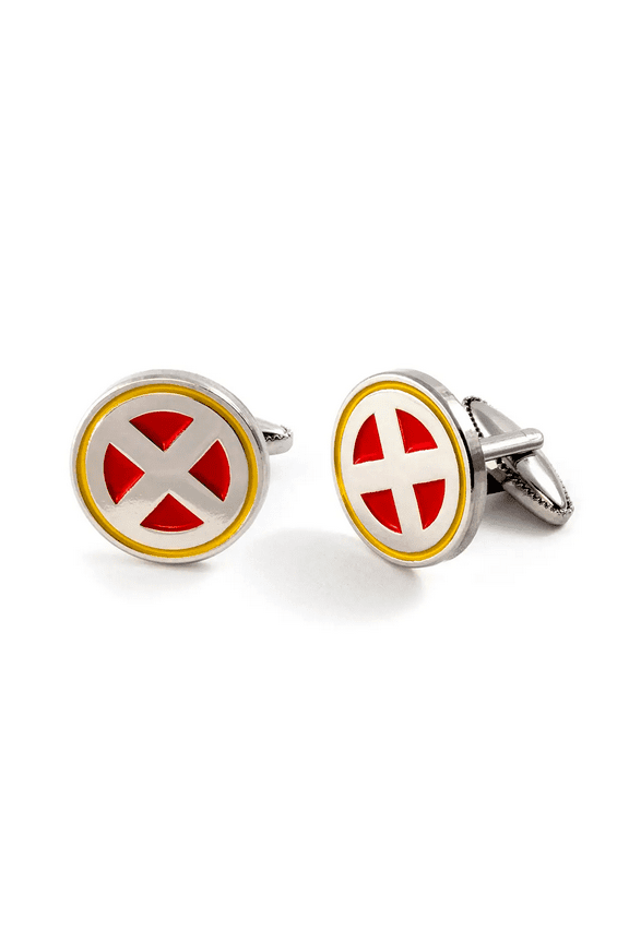 X-Men Cufflinks, Marvel Tie Clip, Groomsmen Jewelry, Men’s Wedding Gifts