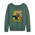 thumbnail image 1 of X-Men - Cyclops And Jean Grey - Women's French Terry Long Sleeve Pullover, 1 of 4
