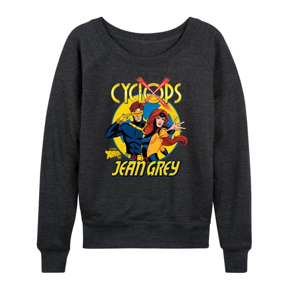 X-Men - Cyclops And Jean Grey - Women's French Terry Long Sleeve Pullover