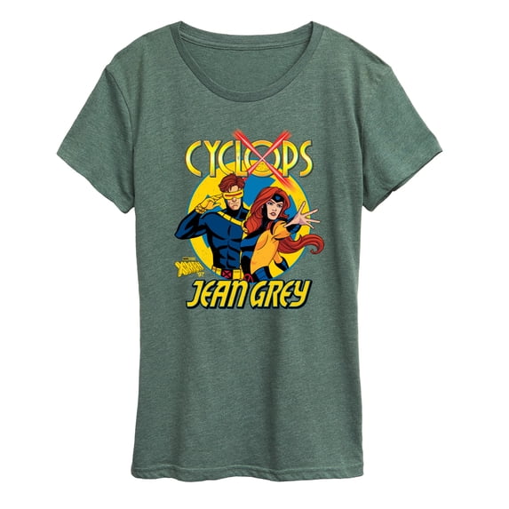 X-Men - Cyclops And Jean Grey - Women's Short Sleeve Graphic T-Shirt