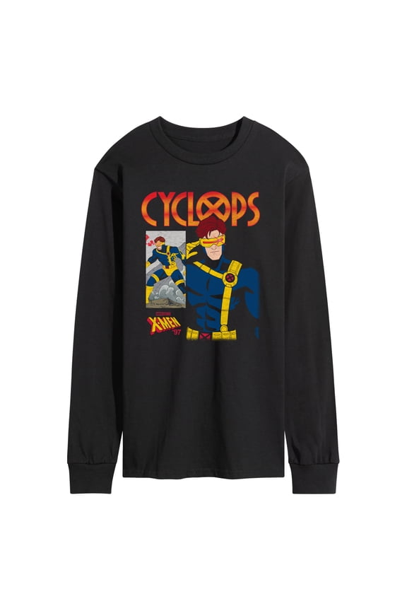 - Cyclops Comic Cover - Men's Long Sleeve Graphic T-Shirt