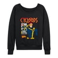 thumbnail image 1 of X-Men - Cyclops Comic Cover - Women's French Terry Long Sleeve Pullover, 1 of 4
