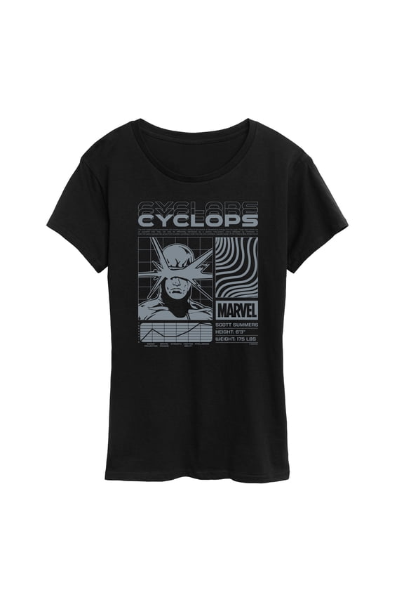 - Cyclops Dark Digital - Women's Short Sleeve Graphic T-Shirt