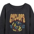 thumbnail image 1 of X-Men - Cyclops Metal - Women's French Terry Long Sleeve Pullover, 1 of 4