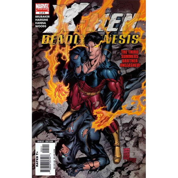 X-Men: Deadly Genesis #5 VF ; Marvel Comic Book