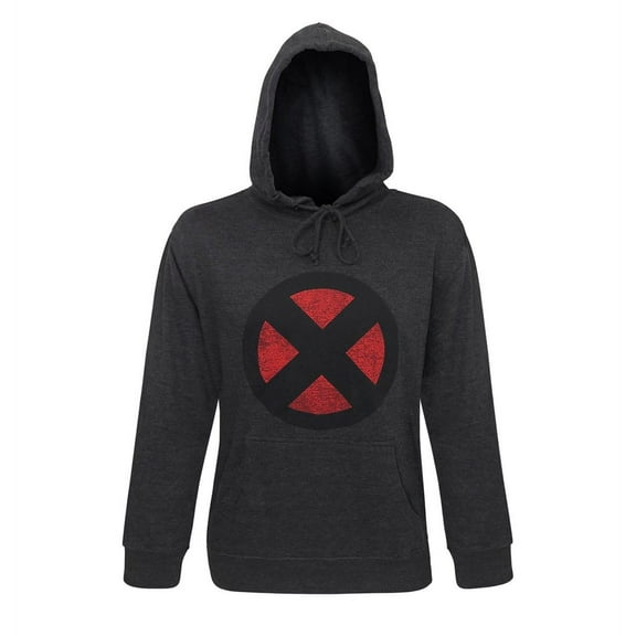 X-Men Distressed Symbol Men's Hoodie-Small