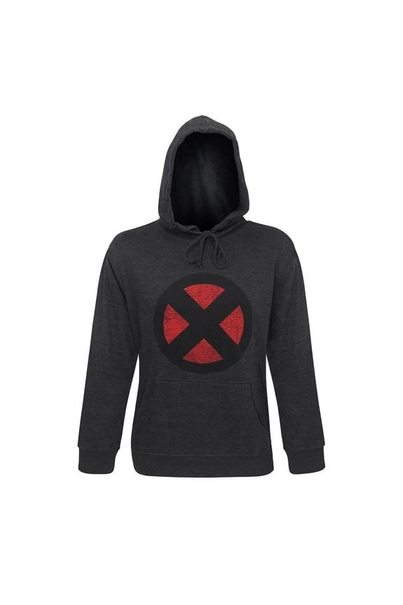 Distressed Symbol Men's Hoodie-Small
