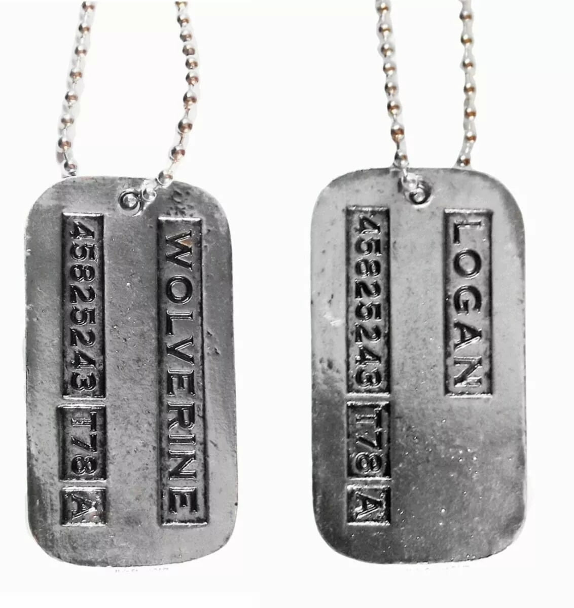 タグ付き新品♡ドゥーズィエムクラスTHE GREAT WOLVERINE T X-Men Double-sided WOLVERINE/LOGAN Stainless Steel Dog Tag w 24