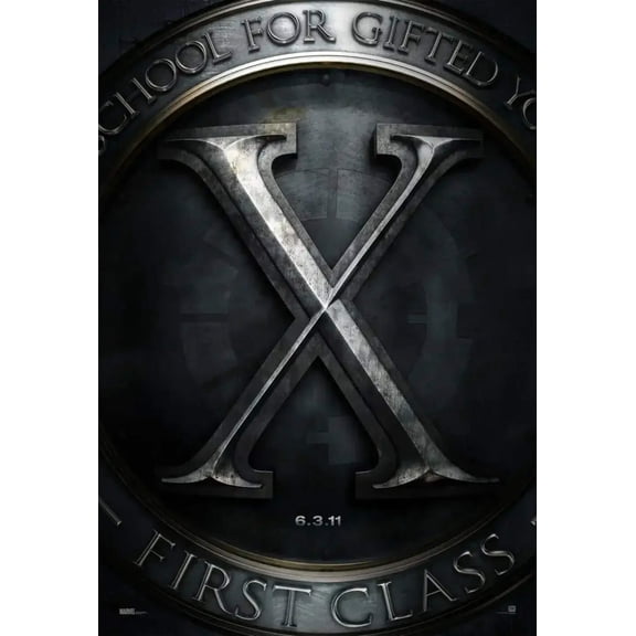 X-Men First Class 2011 mini 13x20 teaser movie poster Kevin Bacon James McAvoy