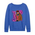 thumbnail image 1 of X-Men - Gabmit With Logo Lightweight French Terry Wide Neck Long Sleeve Graphic Shirt, 1 of 3