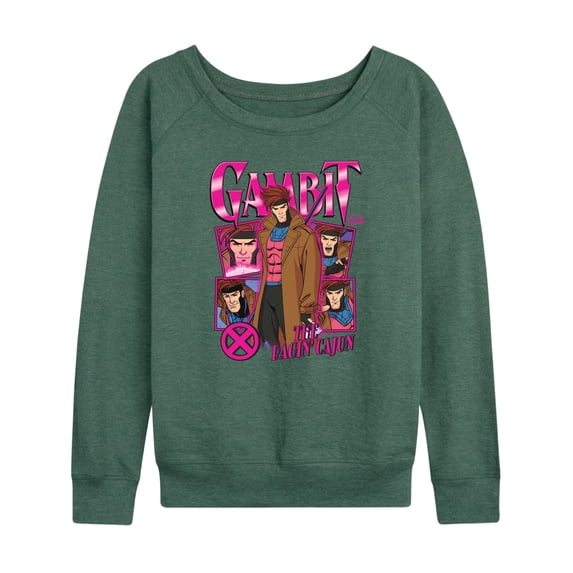 X-Men - Gambit - Women's French Terry Long Sleeve Pullover