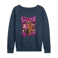 thumbnail image 1 of X-Men - Gambit Women's Lightweight French Terry Wide Neck Long Sleeve Graphic Shirt, 1 of 4