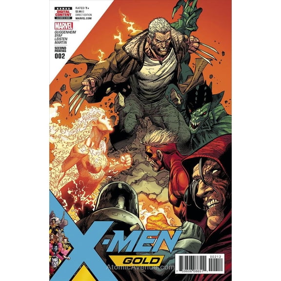 X-Men: Gold (2nd Series) #2 (2nd) VF ; Marvel Comic Book