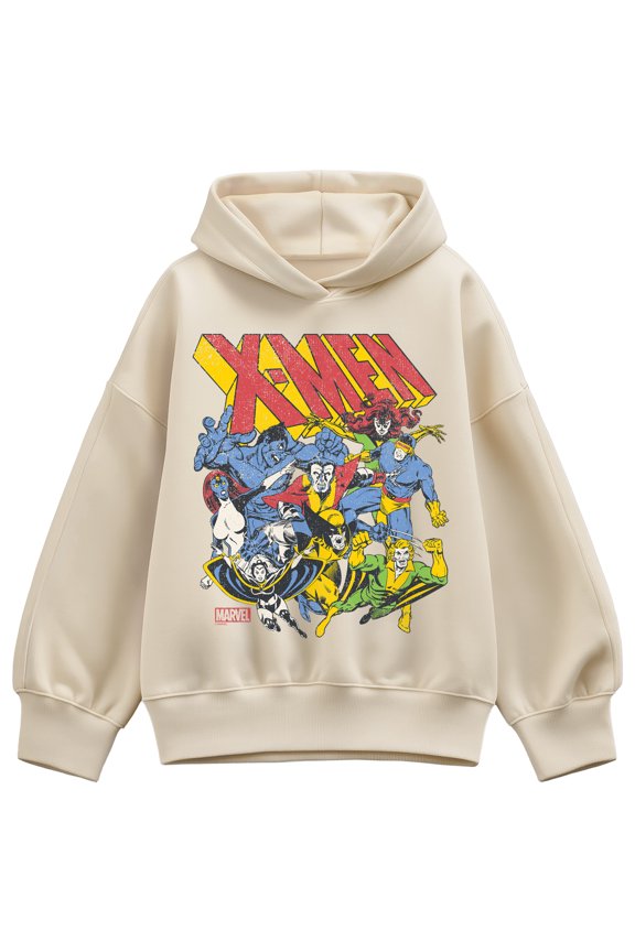 - Group Logo Oversized Fleece Hoodie Sweatshirt