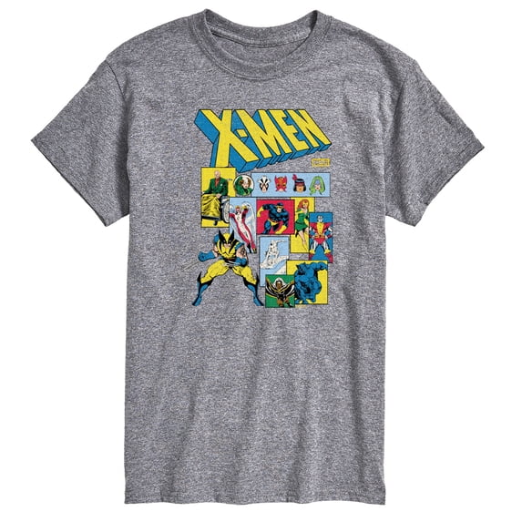 X-Men - Comic Panels - Men's Short Sleeve Graphic T-Shirt