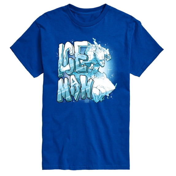 X-Men - Iceman Name - Men's Short Sleeve Graphic T-Shirt