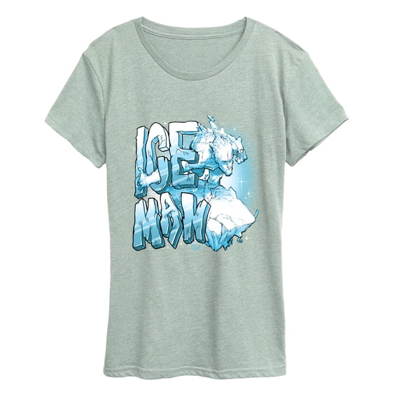X-Men - Iceman Name Short Sleeve Graphic T-Shirt