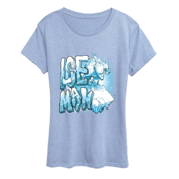 X-Men - Iceman Name Short Sleeve Graphic T-Shirt