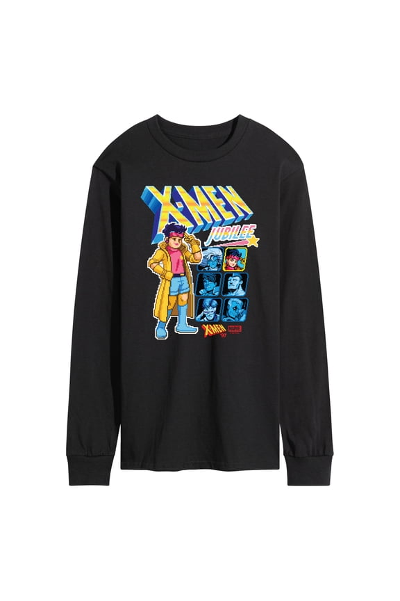 - Jubilee Pixel - Men's Long Sleeve Graphic T-Shirt