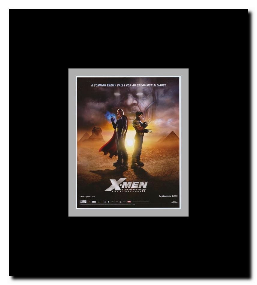 X-Men Legends 2-Rise of The Apocalypse c.2005 - style A Framed Movie Poster