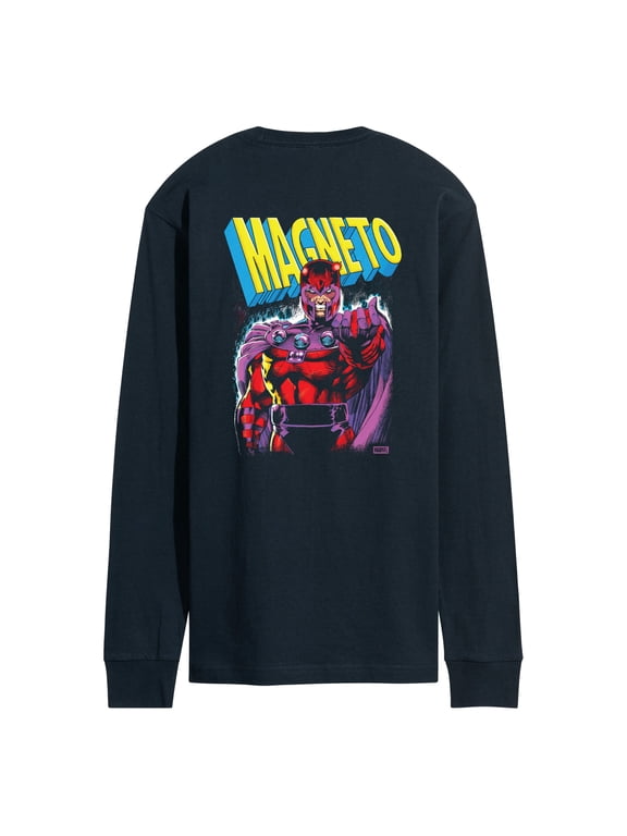 - Magneto No1 Men's Long Sleeve Graphic T-Shirt