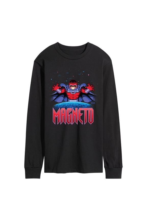 - Magneto Pixel - Men's Long Sleeve Graphic T-Shirt