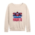 thumbnail image 1 of X-Men - Magneto Pixel Lightweight French Terry Wide Neck Long Sleeve Graphic Shirt, 1 of 4