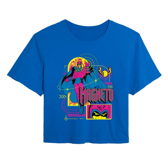 X-Men - Magneto Vaporwave Cropped Graphic T-Shirt