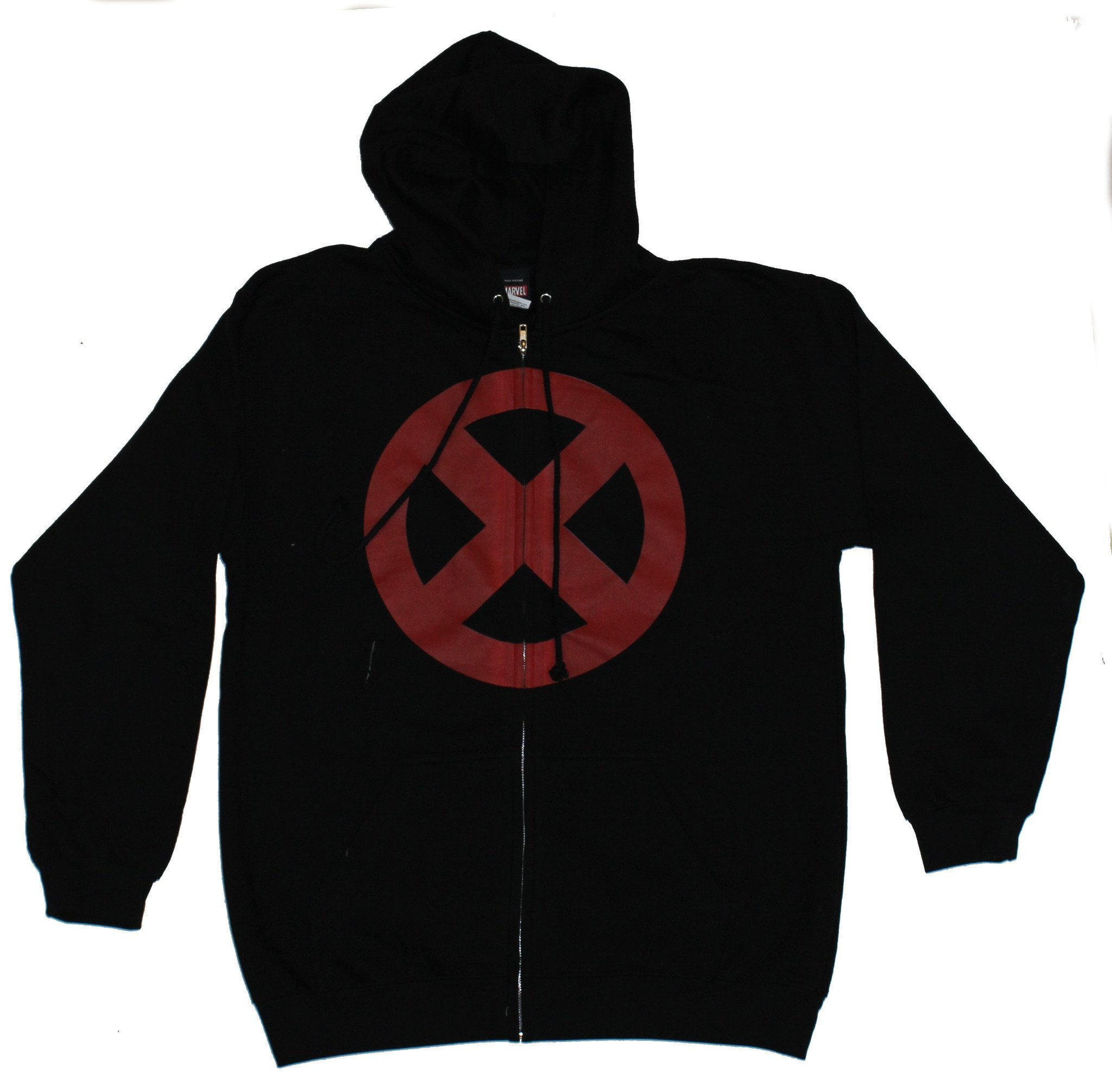 X Men Marvel Comics Mens Hoodie Sweatshirt Giant Red Classic X Men Logo