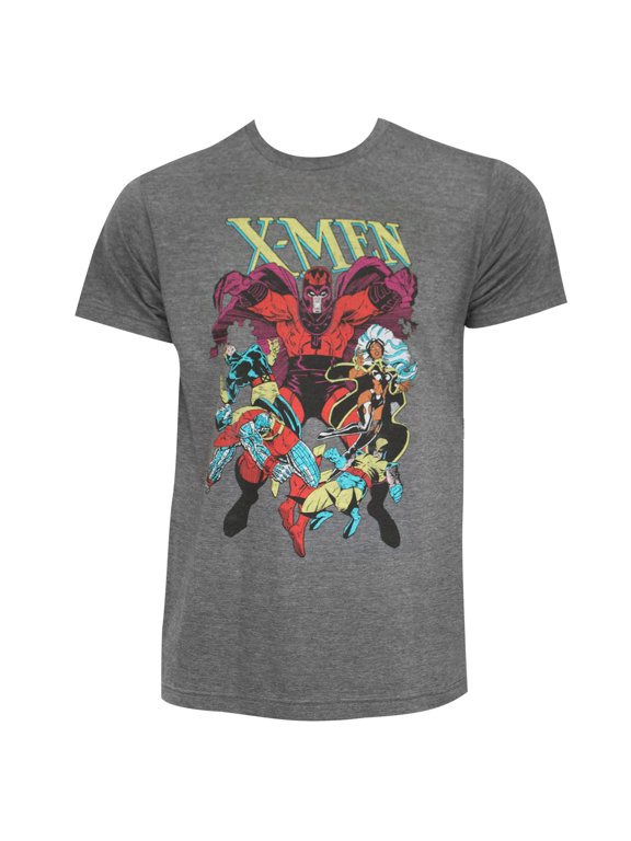 Men's Grey Megneto's Wrath T-Shirt-Medium