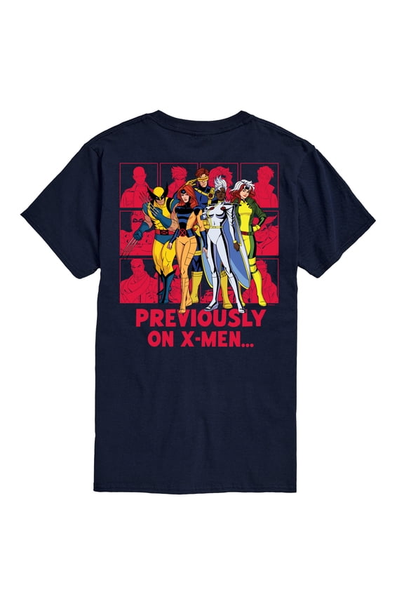 - Previously On - Men's Short Sleeve Graphic T-Shirt