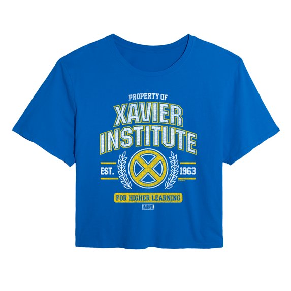 X-Men - Property Of Xavier Institute Cropped Graphic T-Shirt