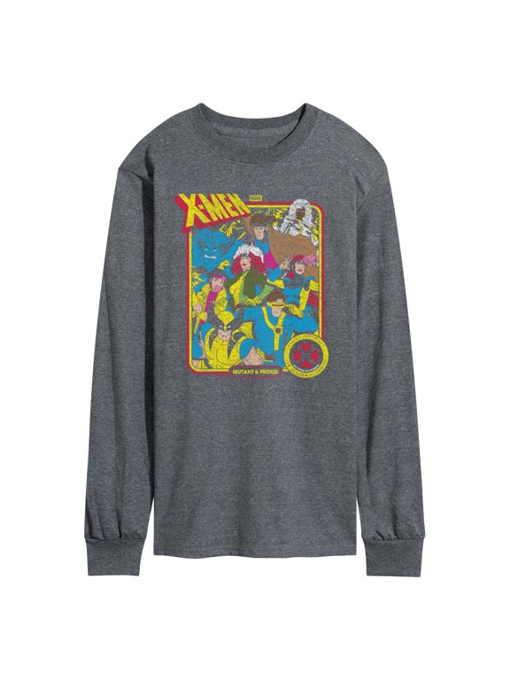 - Retro Men's Long Sleeve Graphic T-Shirt