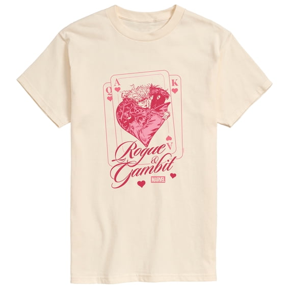 X-Men - Rouge Gambit Cards Short Sleeve Graphic T-Shirt