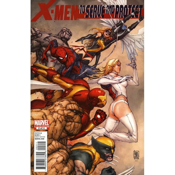 X-Men: To Serve and Protect #2 VF ; Marvel Comic Book