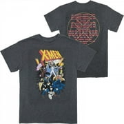 X-Men Tour Front and Back Print T-Shirt-2XLarge