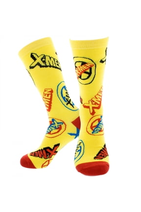 Various Logo Collage Crew Socks