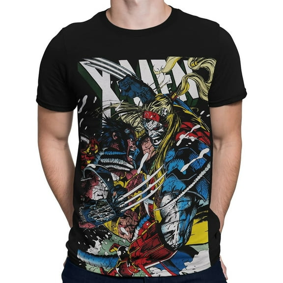 X-Men Wolverine Vs Omega Red Men's T-Shirt-Small