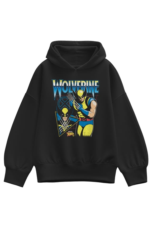 - Wolverine - Women's Oversized Fleece Hoodie Sweatshirt