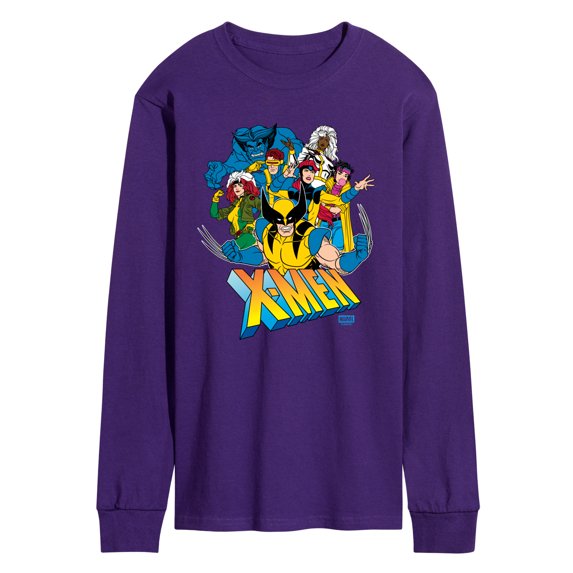 X-Men - Xmen Group Collage Long Sleeve Graphic T-Shirt