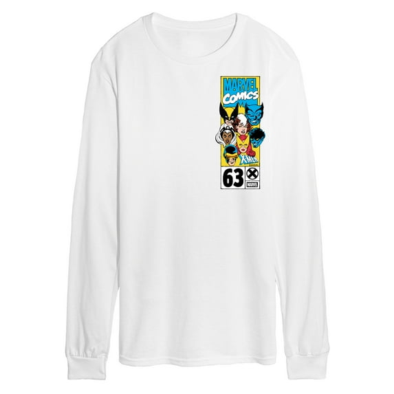 X-Men - Xmen Heads Box Long Sleeve Graphic T-Shirt